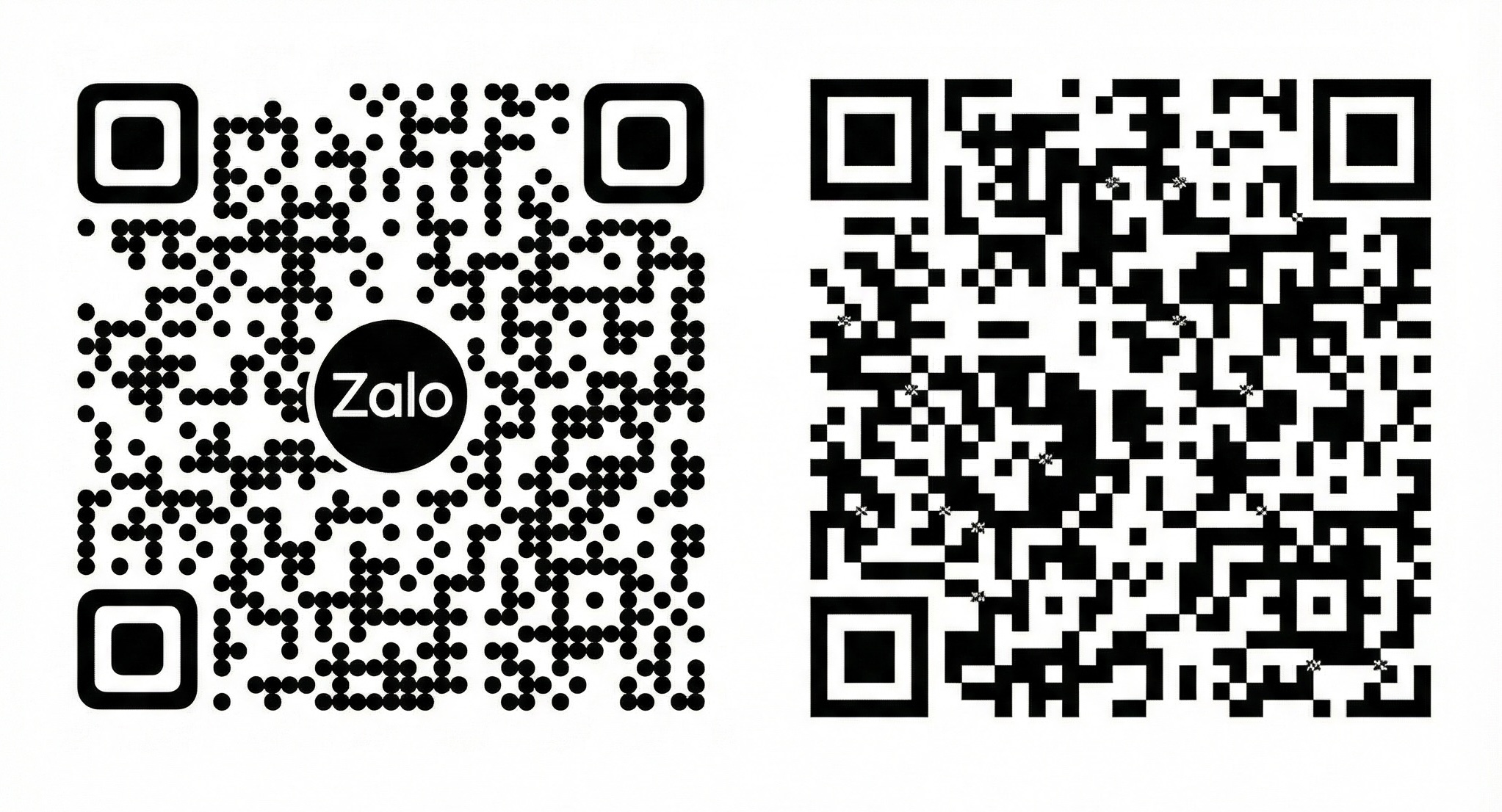 Zalo & Signup QR Codes